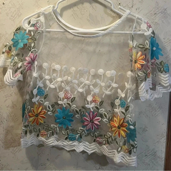 SHEIN Sheer Top - Picture 1 of 3